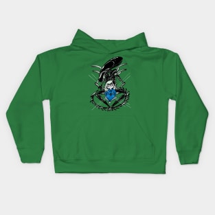 Alien Emergence Kids Hoodie